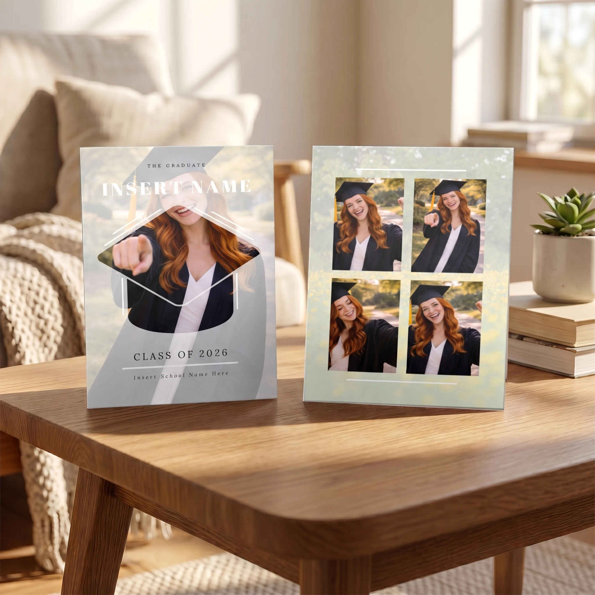 Show details for Graduate CardPrint | Vertical, 5-6 Photos