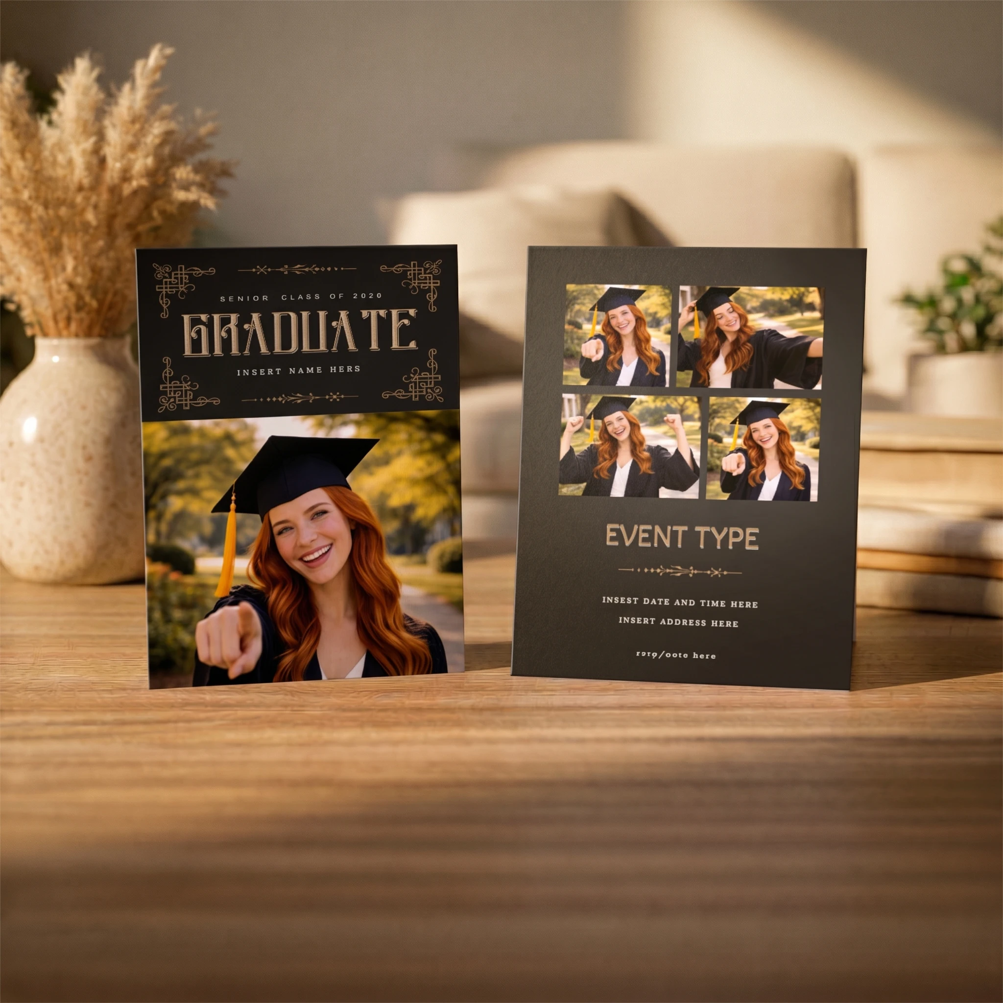 Show details for Graduate CardPrint | Vertical, 5-6 Photos