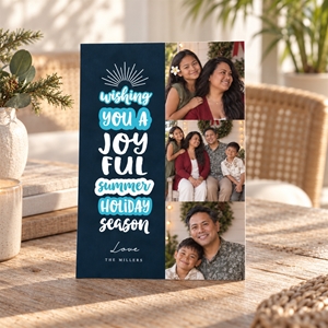 Show details for Holiday CardPrint | Vertical, Single-Sided
