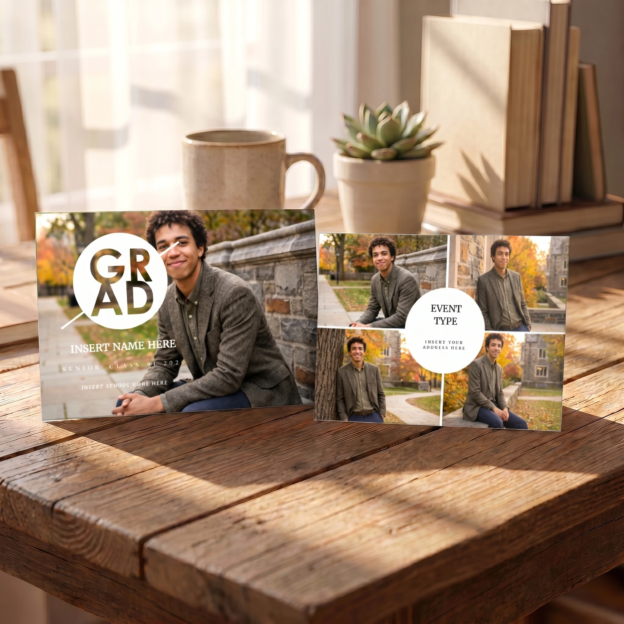 Show details for Graduate CardPrint | Horizontal, 5-6 Photos