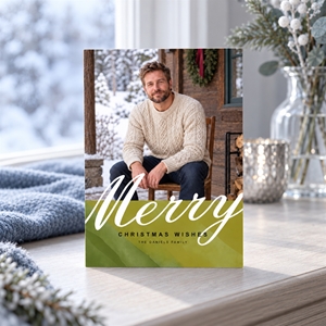 Show details for Holiday CardPrint | Vertical, 1-2 Photos