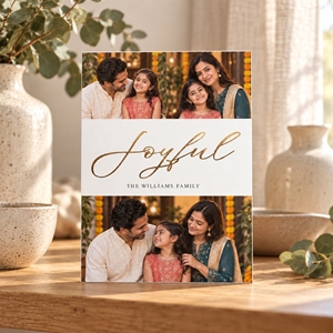 Show details for Holiday CardPrint | Vertical, 5-6 Photos