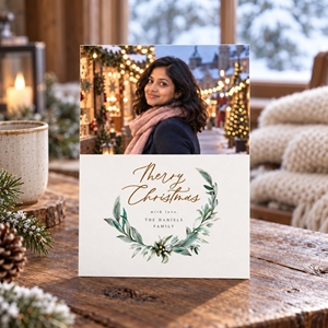 Show details for Holiday CardPrint | Vertical, 1-2 Photos