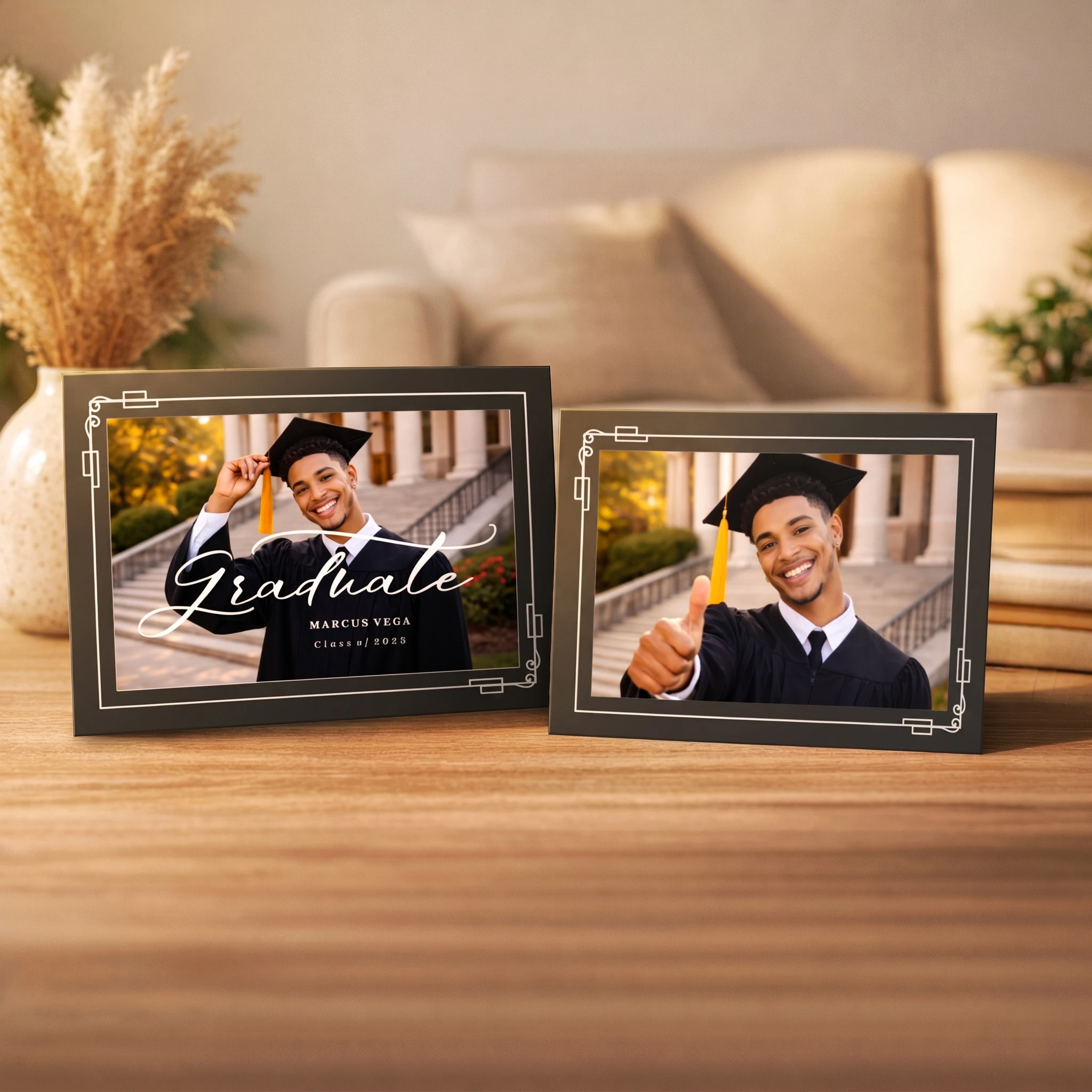 Show details for Holiday CardPrint | Horizontal, 1-2 Photos
