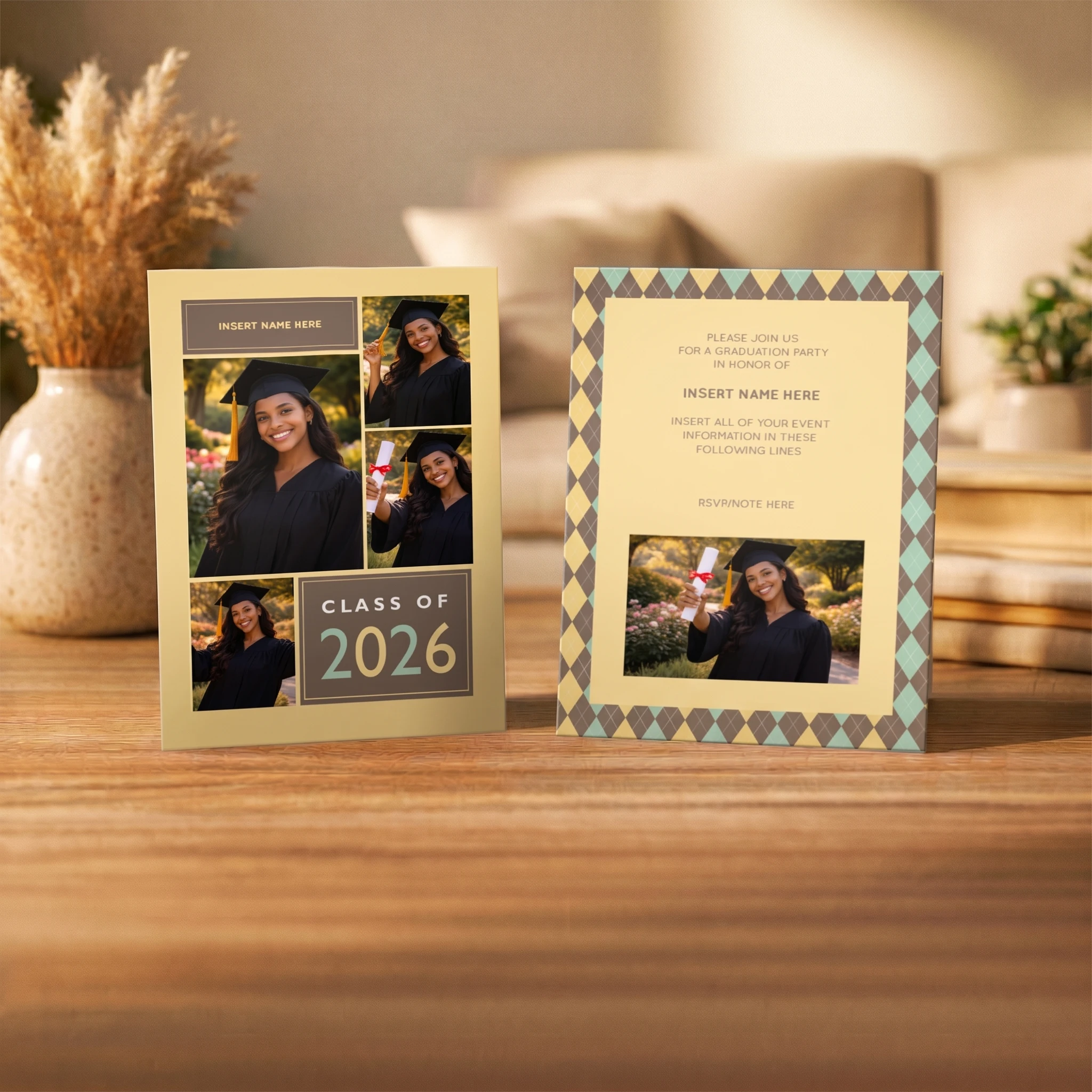 Show details for Graduate CardPrint | Vertical, 5-6 Photos