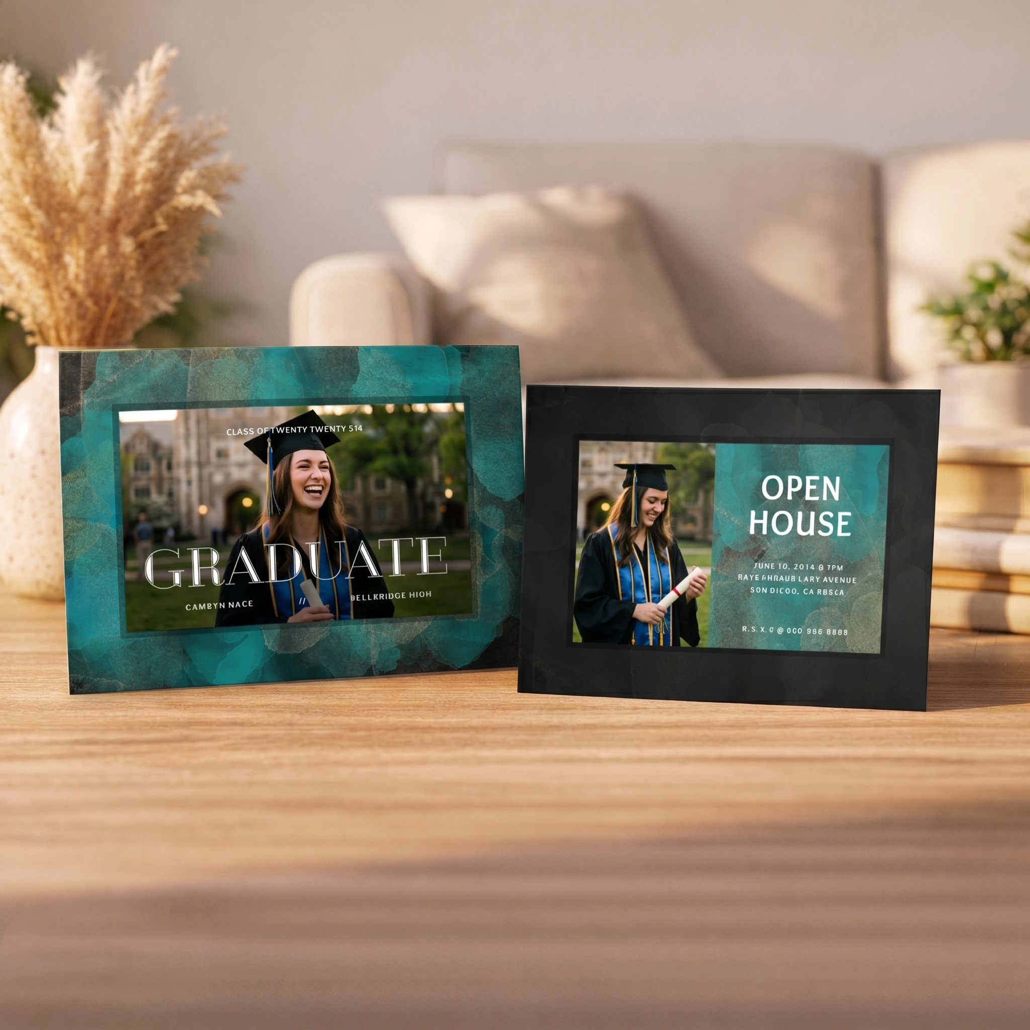 Show details for Holiday CardPrint | Horizontal, 1-2 Photos