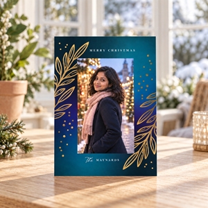 Show details for Holiday CardPrint | Vertical, 3 Photos