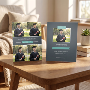 Show details for Graduate CardPrint | Vertical, 5-6 Photos