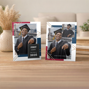 Show details for Graduate CardPrint | Vertical, 3 Photos