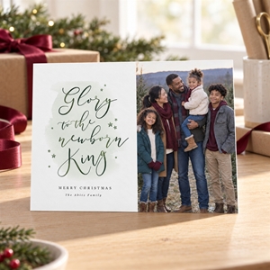 Show details for Holiday CardPrint | Horizontal, 1-2 Photos