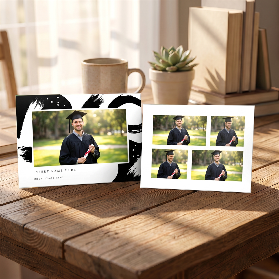 Show details for Graduate CardPrint | Horizontal, 5-6 Photos