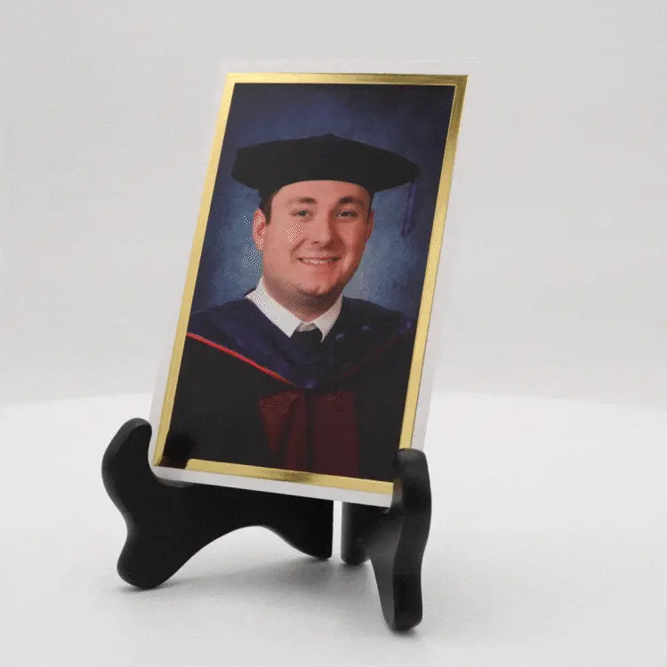 Show details for PhotoGlo™ PressPrint | Gold Foil Border