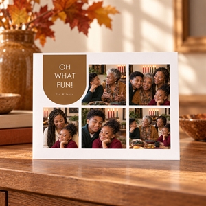 Show details for Holiday CardPrint | Horizontal, 7+ Photos