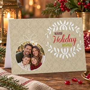 Show details for Holiday CardPrint | Horizontal, 1-2 Photos