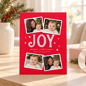Show details for Holiday CardPrint | Vertical, 5-6 Photos