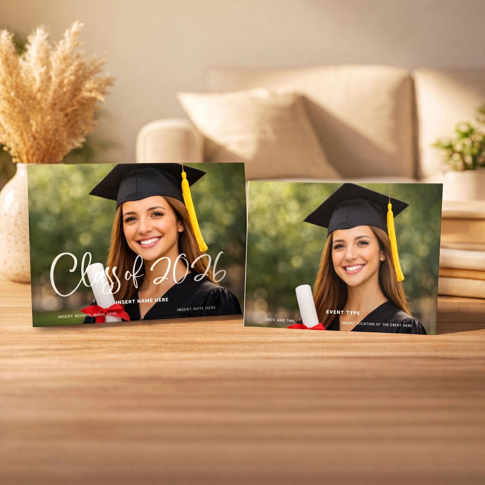 Show details for Holiday CardPrint | Horizontal, 4 Photos
