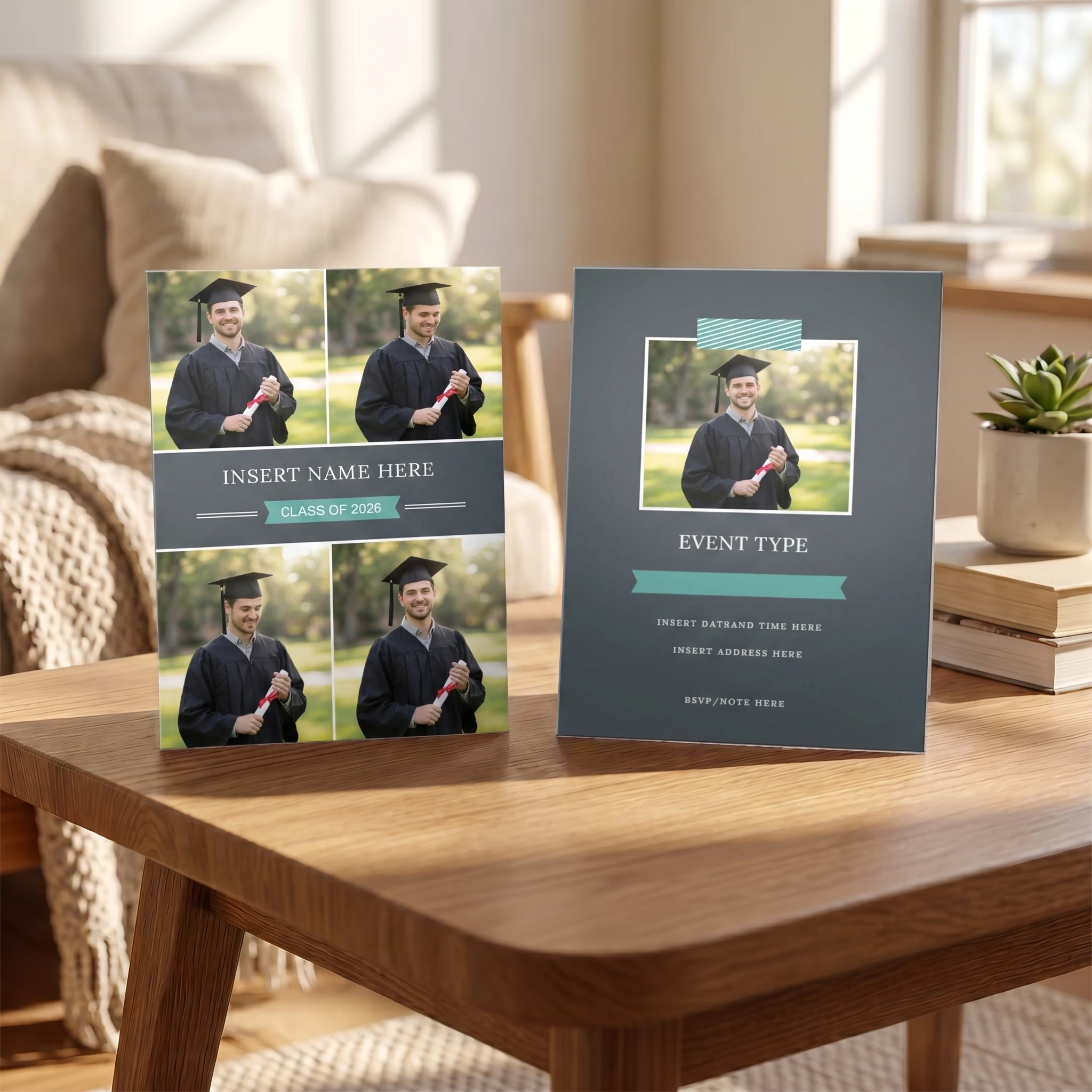 Show details for Graduate CardPrint | Vertical, 5-6 Photos