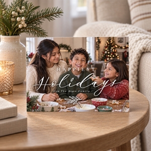 Show details for Holiday CardPrint | Horizontal, 5-6 Photos