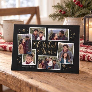 Show details for Holiday CardPrint | Horizontal, 7+ Photos