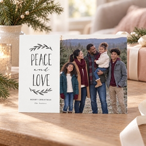 Show details for Holiday CardPrint | Horizontal, 5-6 Photos