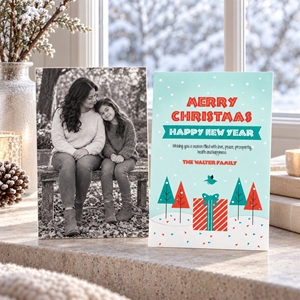 Show details for Holiday CardPrint | Vertical, 1-2 Photos
