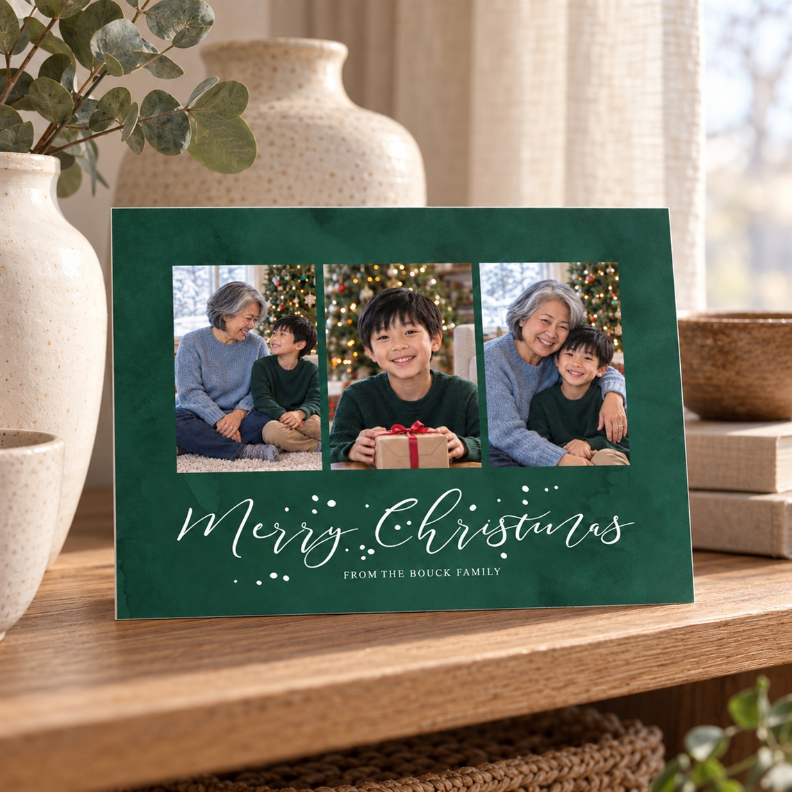 Show details for Holiday CardPrint | Horizontal, 7+ Photos