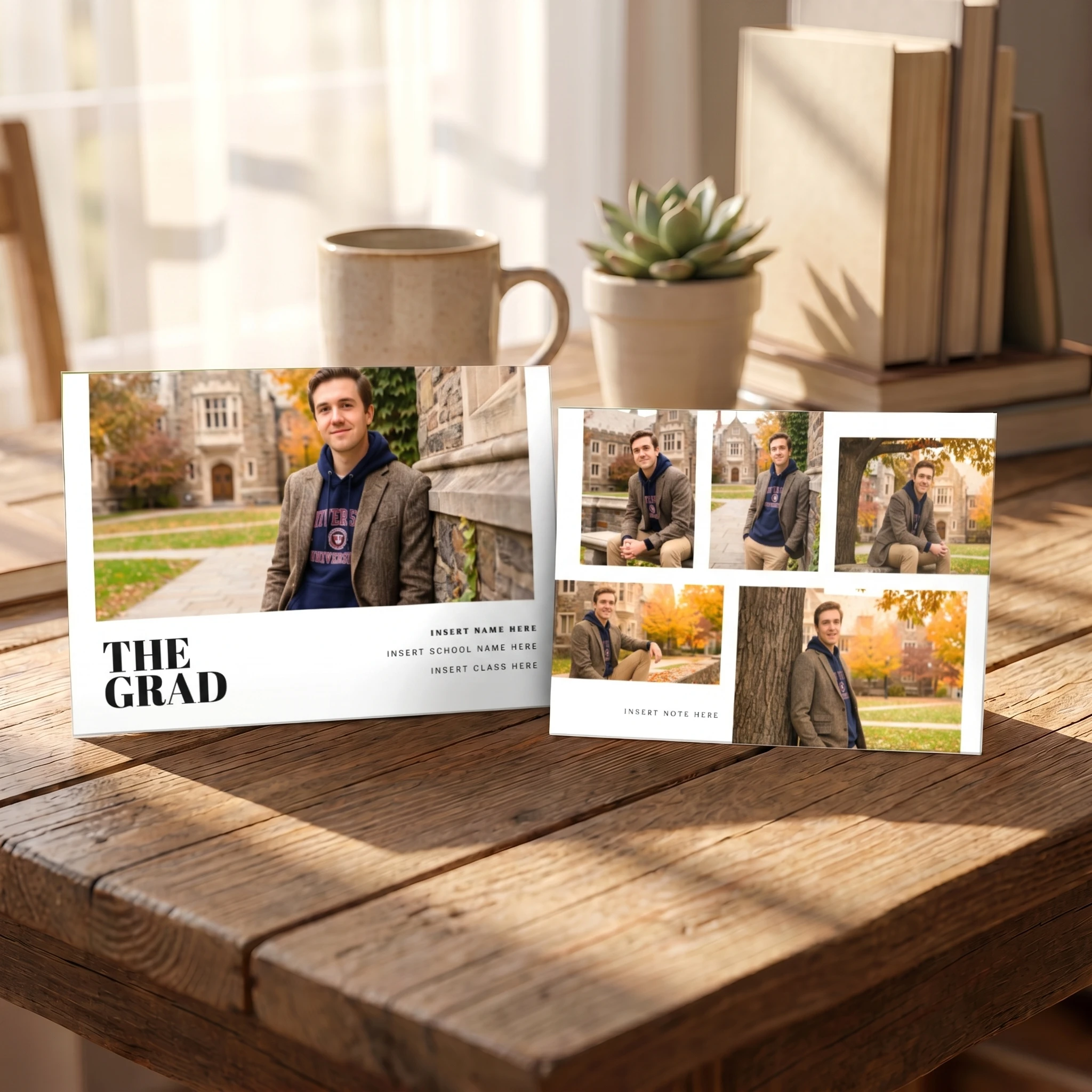 Show details for Graduate CardPrint | Horizontal, 5-6 Photos