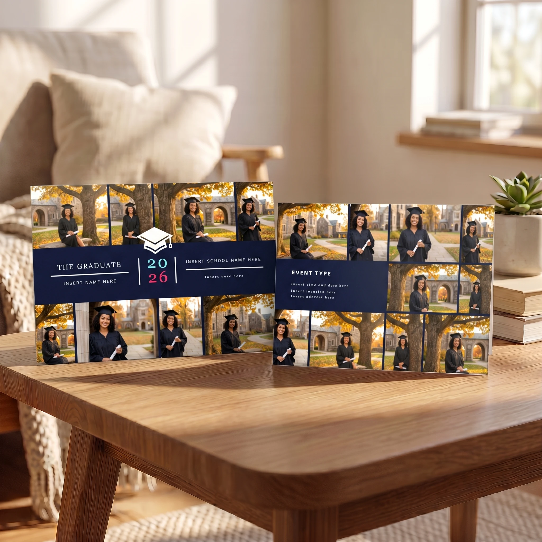 Show details for Graduate CardPrint | Horizontal, 7+ photos