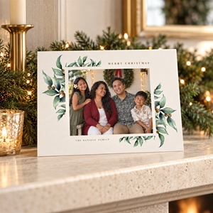 Show details for Holiday CardPrint | Horizontal, 3 Photos