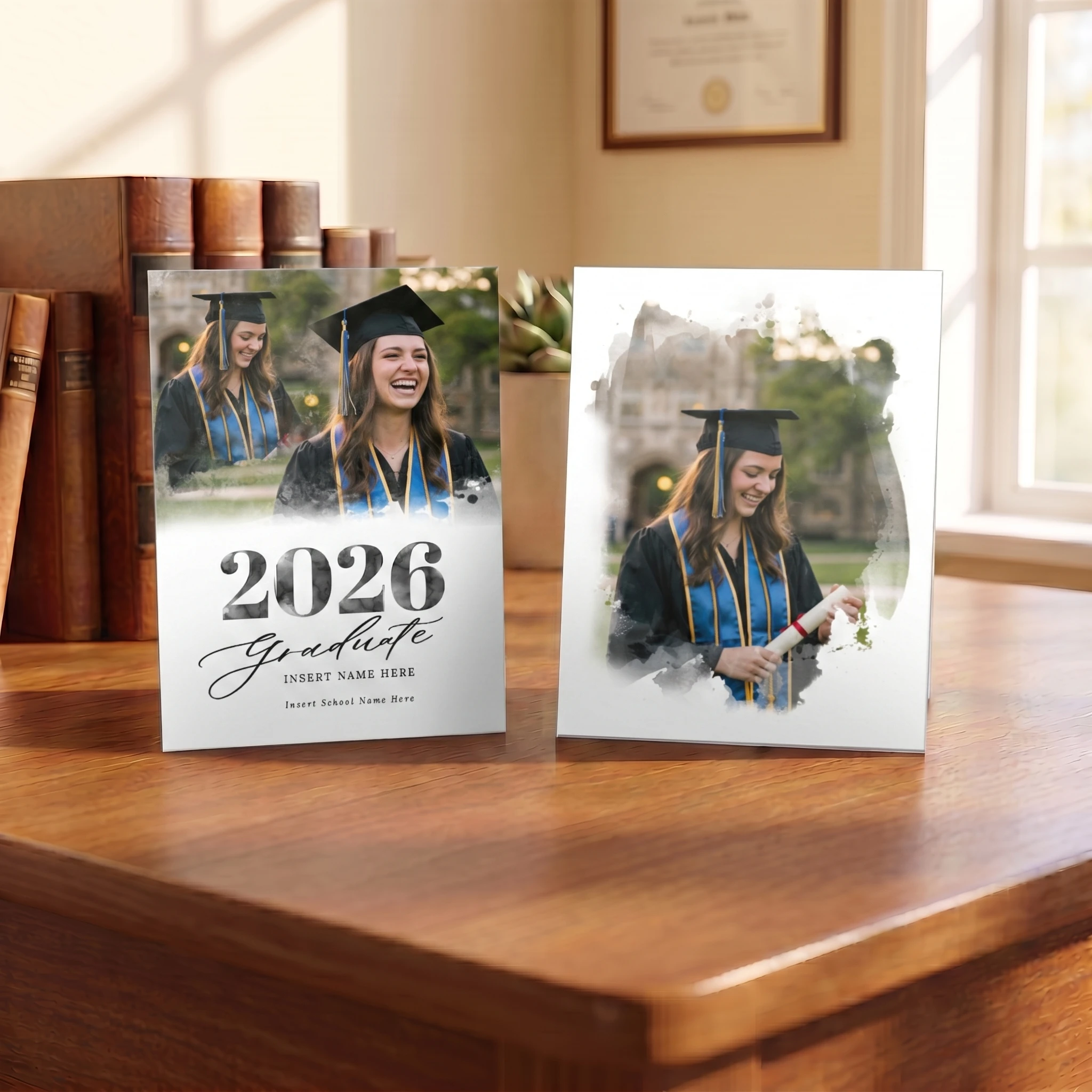 Show details for Graduate CardPrint | Vertical, 3 Photos