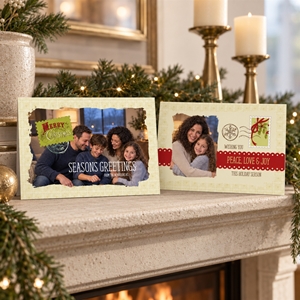 Show details for Holiday CardPrint | Horizontal, 1-2 Photos