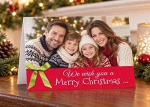 Show details for Holiday CardPrint | Horizontal, 1-2 Photos