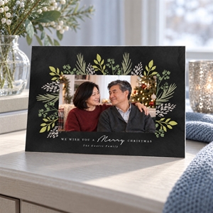 Show details for Holiday CardPrint | Horizontal, 3 Photos