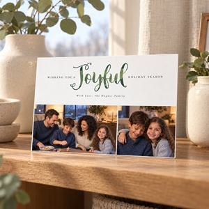 Show details for Holiday CardPrint | Horizontal, 5-6 Photos