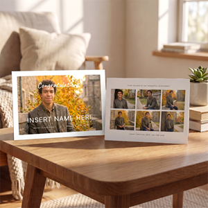 Show details for Graduate CardPrint | Horizontal, 7+ photos