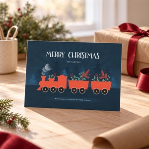 Show details for Holiday CardPrint | Horizontal, Single-Sided