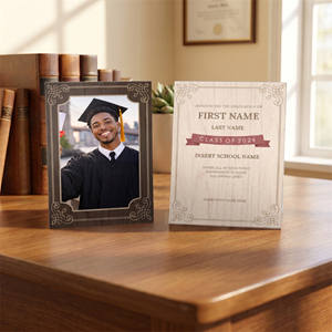 Show details for Graduate CardPrint | Vertical, 1-2 Photos