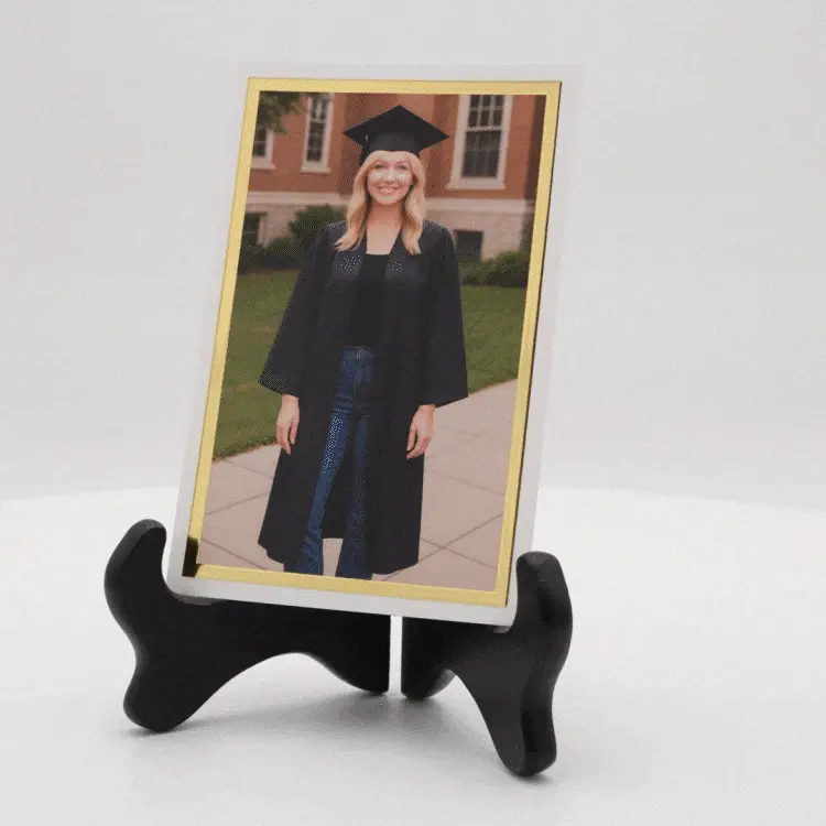 Show details for PhotoGlo™ PressPrint | Gold Foil Border