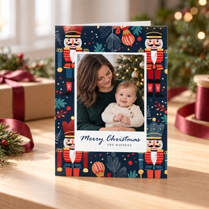 Show details for Holiday CardPrint | Vertical, 3 Photos