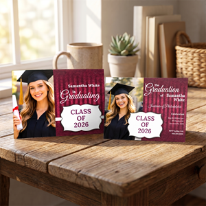 Show details for Graduate CardPrint | Horizontal, 1-2 Photos