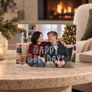 Show details for Holiday CardPrint | Horizontal, Single-Sided