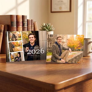 Show details for Graduate CardPrint | Horizontal, 5-6 Photos
