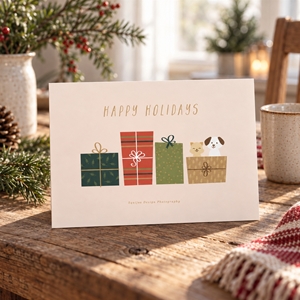 Show details for Holiday CardPrint | Horizontal, Single-Sided