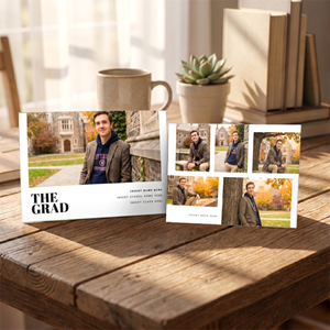 Show details for Graduate CardPrint | Horizontal, 5-6 Photos