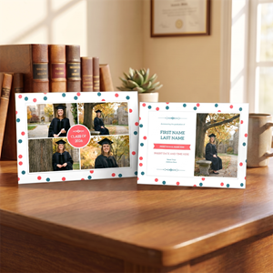 Show details for Graduate CardPrint | Horizontal, 5-6 Photos