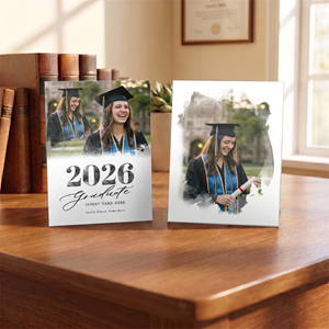 Show details for Graduate CardPrint | Vertical, 3 Photos