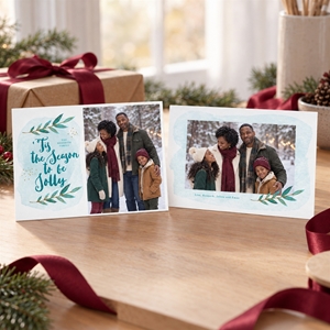 Show details for Holiday CardPrint | Horizontal, 1-2 Photos