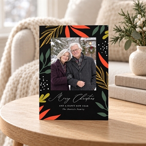 Show details for Holiday CardPrint | Vertical, 3 Photos