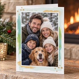 Show details for Holiday CardPrint | Vertical, 5-6 Photos