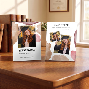 Show details for Graduate CardPrint | Vertical, 3 Photos